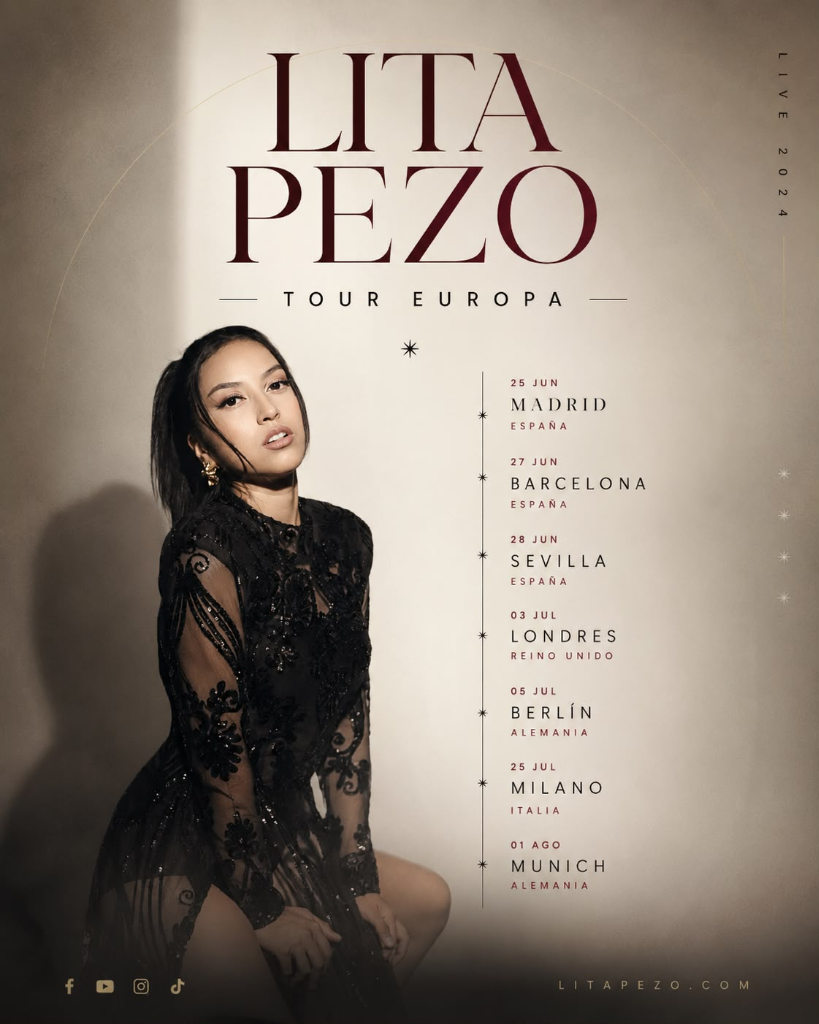 Lita Pezo Tour Europa Poster